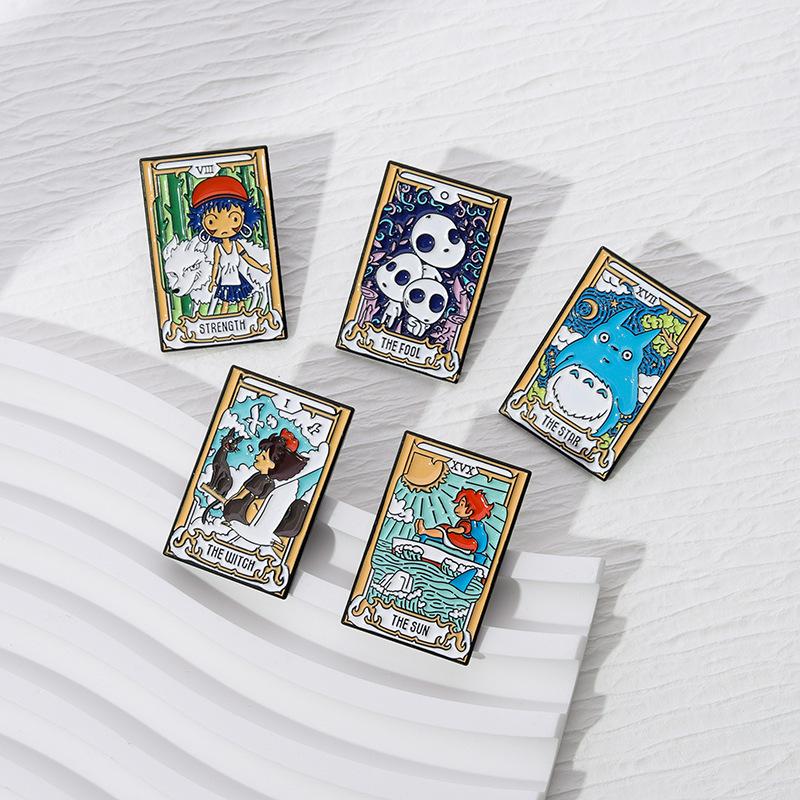 Cartoon Alloy Enamel Brooch: Second Dimension Series