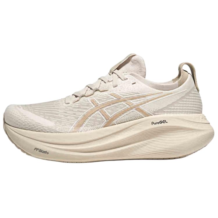 Asics Gel Nimbus 27 Birch Men Sneakers Cream Feather-Grey 1011C096-200