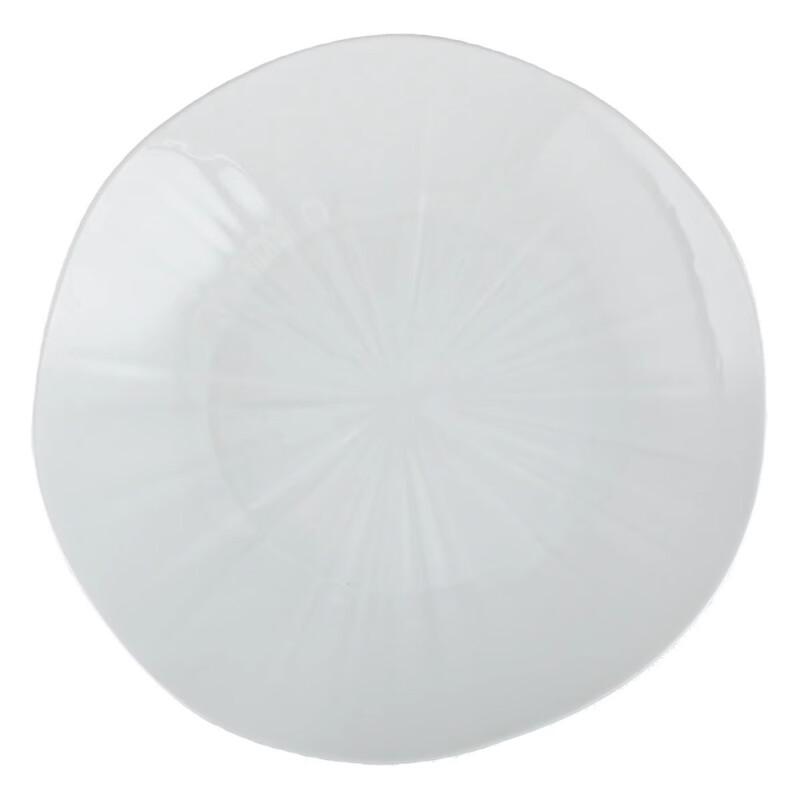 Ruhan Minimalist White Ceramic Plate