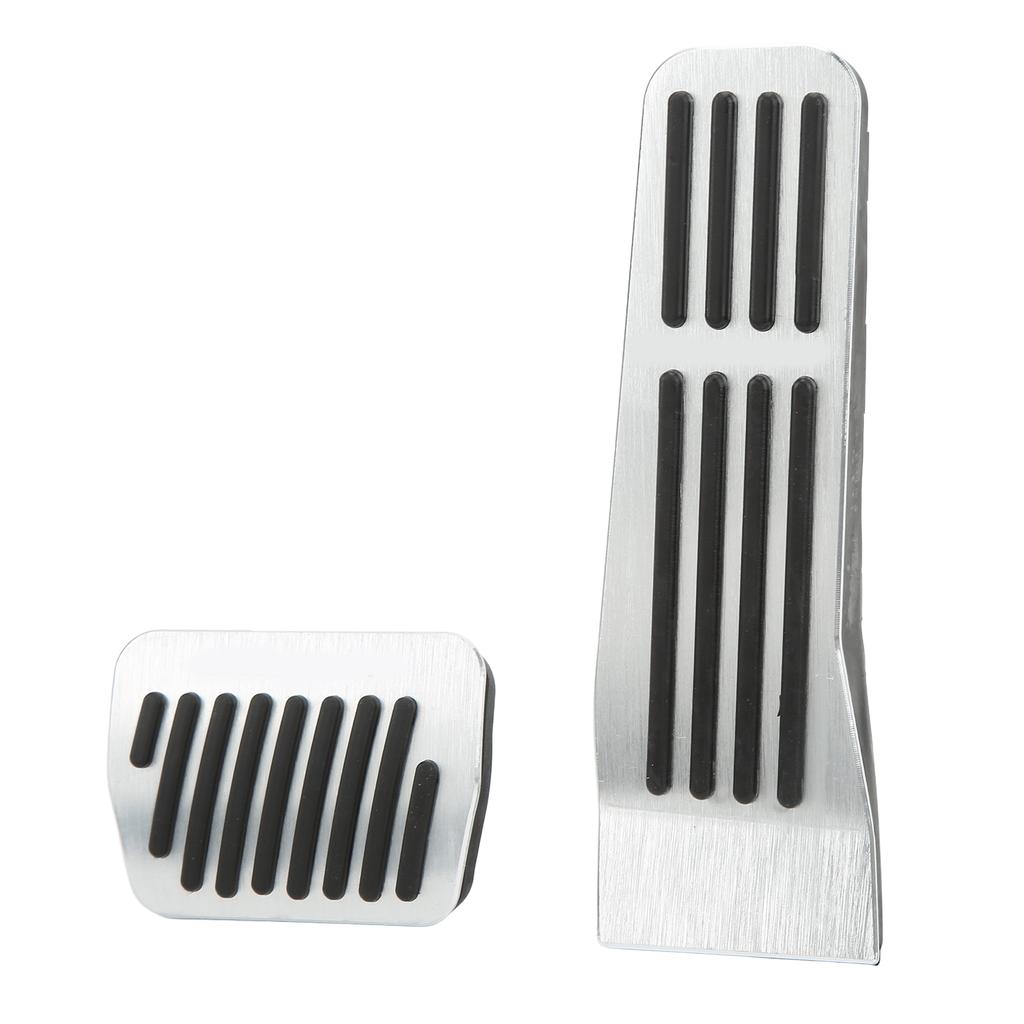 Brake Pedal Accelerator Pad Kit Aluminum Alloy Rubber Nonslip Replacement for Mazda 3 AXELA