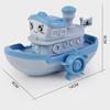 Baby Bath Toys Cute Cartoon Ship Boat Clockwork Toy Wind Up Toy Kids Water Swimming Beach Game for Children Gifts Boys Toys