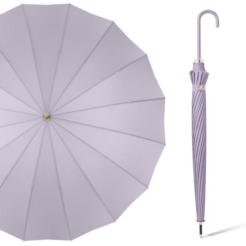 Automatic 16-Rib Long-Handle Business Umbrella