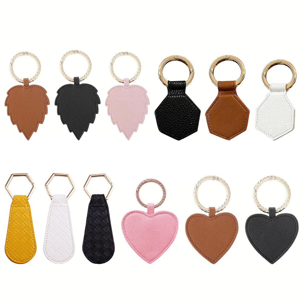 Love Heart Shape Hat Bag Clip PU kůže Kov zbrusu nový