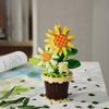 Simulated Flower Building Blocks, Sunflowers, Roses, Succulent Potted Plants, Eternal Building Blocks, Flower Bouquets, and Children's Toys