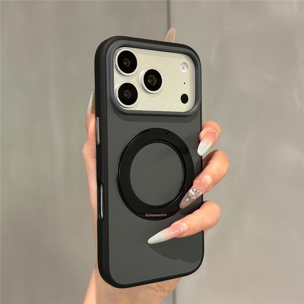 Dual-Tone Magnetic Stand iPhone 17 Pro Max Drop-Proof Case