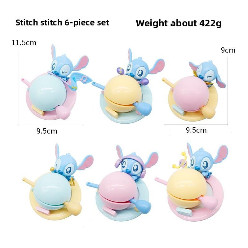 Cartoon Originality Stitch Wooden Fish Plastics Model Ornament Phone Holder