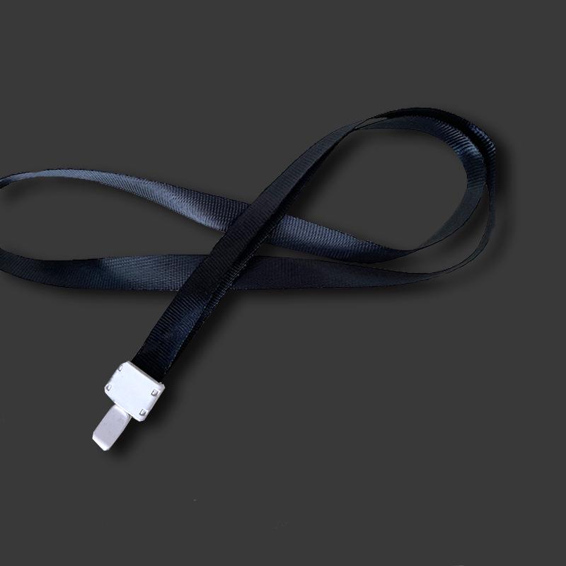 Pack of 50 - 1.5cm Wide Employee ID Badge Lanyards with Integrated Buckle and Card Holder