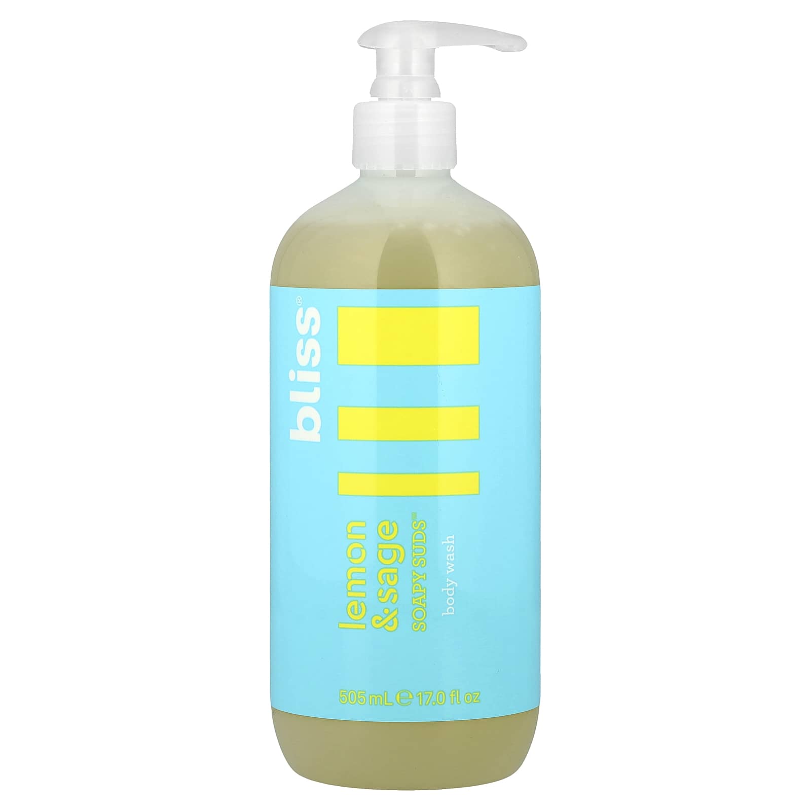 

Bliss, Soapy Suds™, Body Wash, Lemon & Sage, 505 ml (17 fl oz)