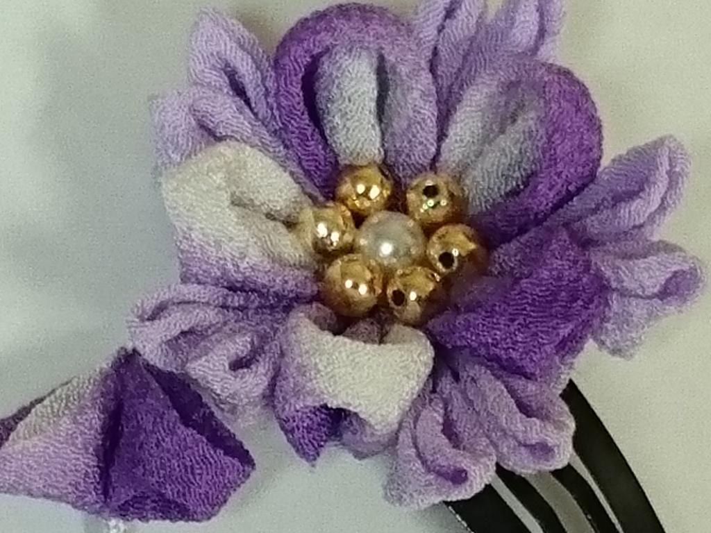 Craft Kit Hair Hairpin Wisteria Tsumami-zaiku Ornament/Flower