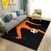3D Soccer Football Sport Area Rug,Carpet Rug for Living Room Bedroom Sofa Doormat Kitchen Decoration,Kid Play Non-slip Floor Mat