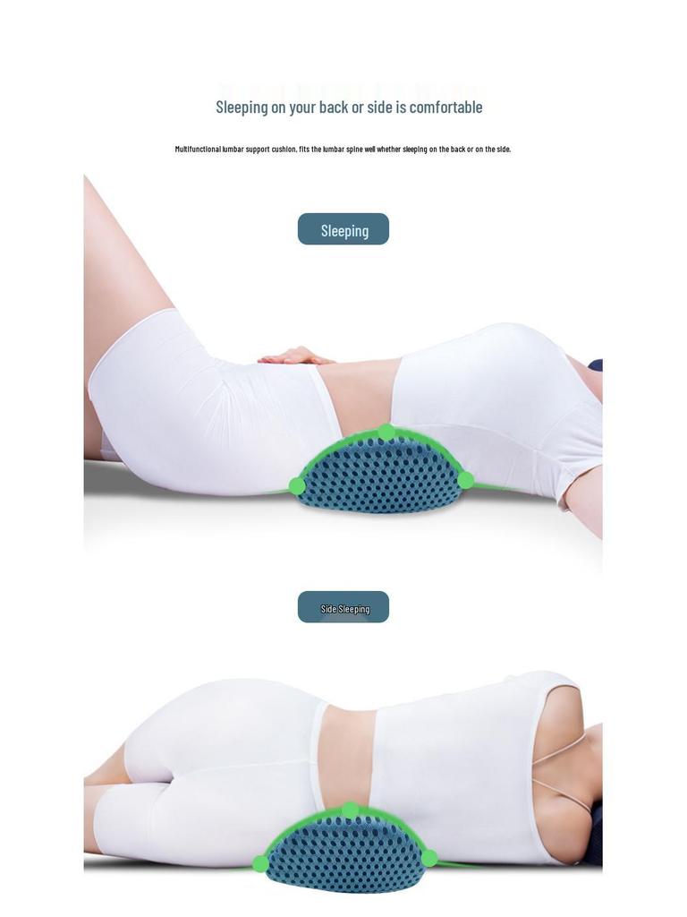 Memory Foam Lumbar Support Cushion for Sofa, Car, and Office