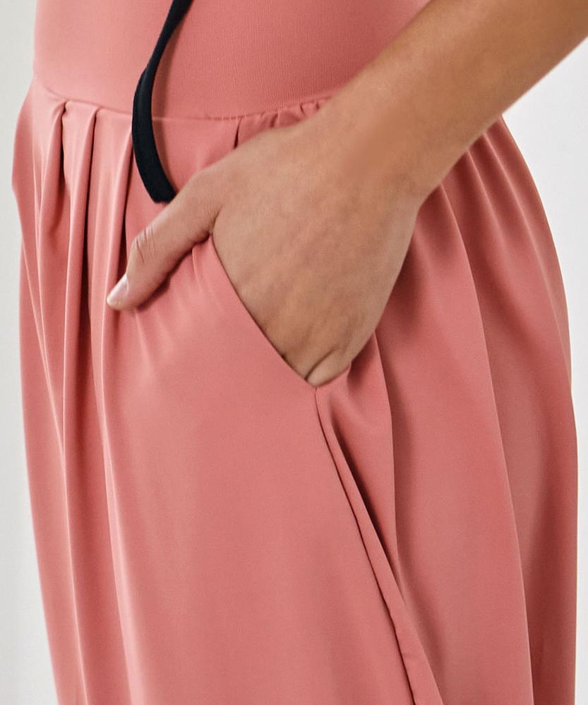 Debiweeo Valère Harem Pants Devi-B0041-Peach Pink