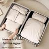 6-Piece Compression Travel Storage Bags for Clothing and Luggage Organization