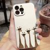 Handyhülle mit Giraffenmuster für iPhone 17 Air 11 13 15 14 12 16 Pro Max XR XS X 8 7 Plus 16E 17E Stoßfeste Süßigkeiten Weiche TPU-Abdeckung