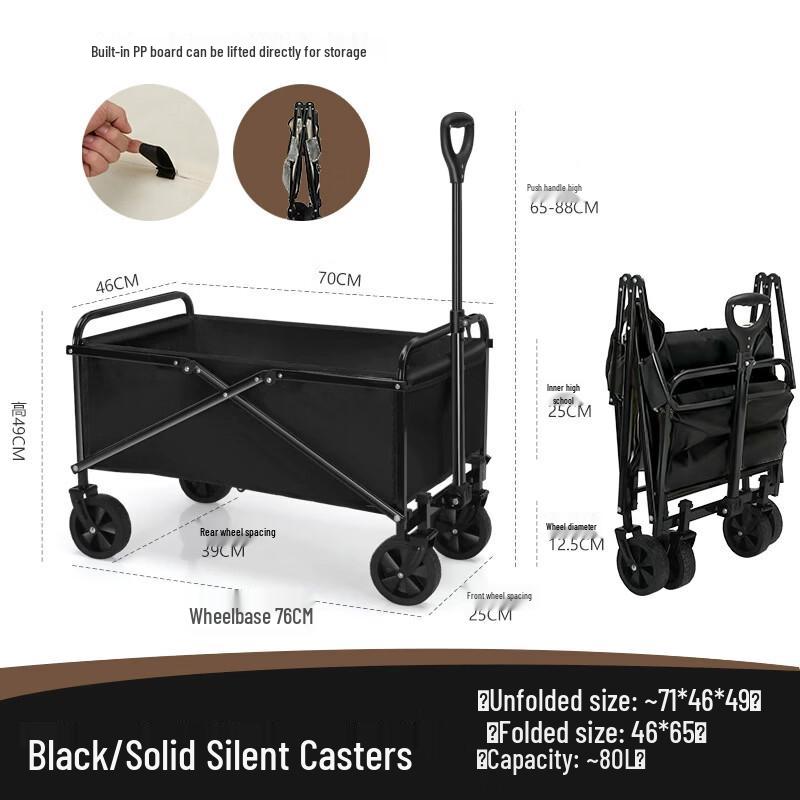 Foldable Outdoor Camping Wagon