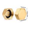 Pack of 6/8/12 Multipurpose Sturdy Brass 3/4Inch Female End Caps for Garden Hose Leak Prevention and Durability