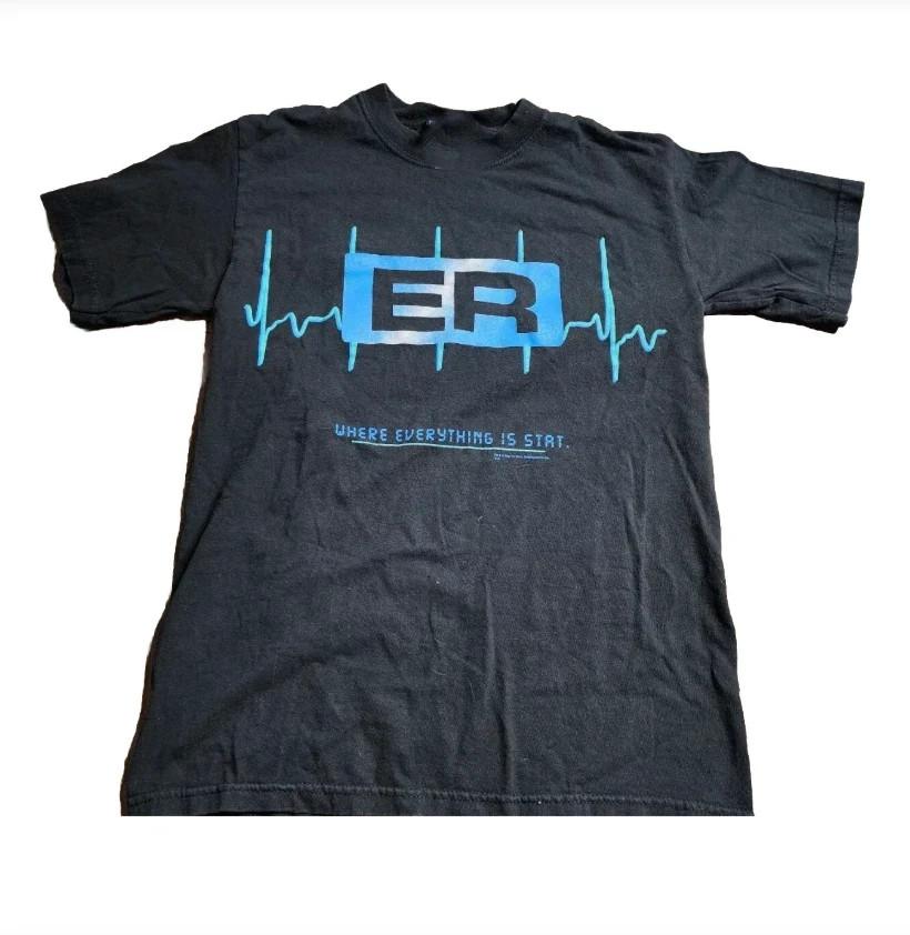 

ER TV Show Where Everything Is Stat Unisex T-Shirt Cotton M