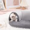 Cat Tunnel Bed with Fluffy Ball Toy Padded for Bedroom, Cats, Kittens