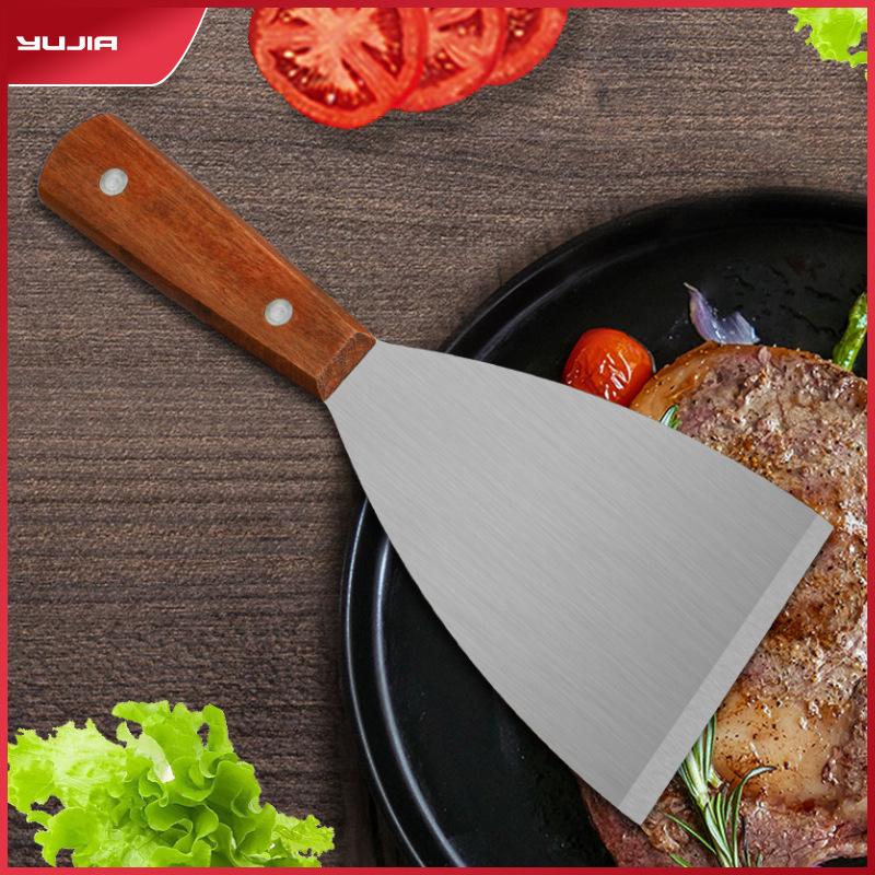 Lopata din otel inoxidabil Maner din lemn Lopata de gatit Lopata Gratar Lopata Clatite Pizza Instrument