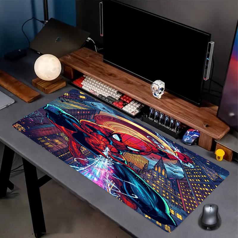 SpiderMan Print Mouse Pad, Anti‑Slip Desktop keyboard Mat, for PC Laptop Gaming Working Daily Use, Cool Festival Birthday Gift
