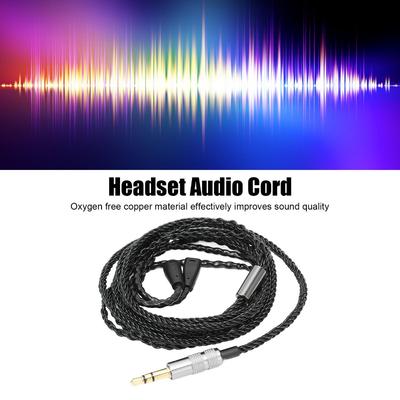Flexible Earphone Replacement Cable for IE8 IE80 IE8i Earphones Sound Enhancement