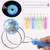 Luminous Hand-Crank Magnetic Spinning Top – Educational Toy
