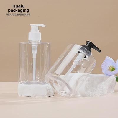Flacone con pompa in plastica trasparente di grande capacità da 500 ml per gel doccia e shampoo