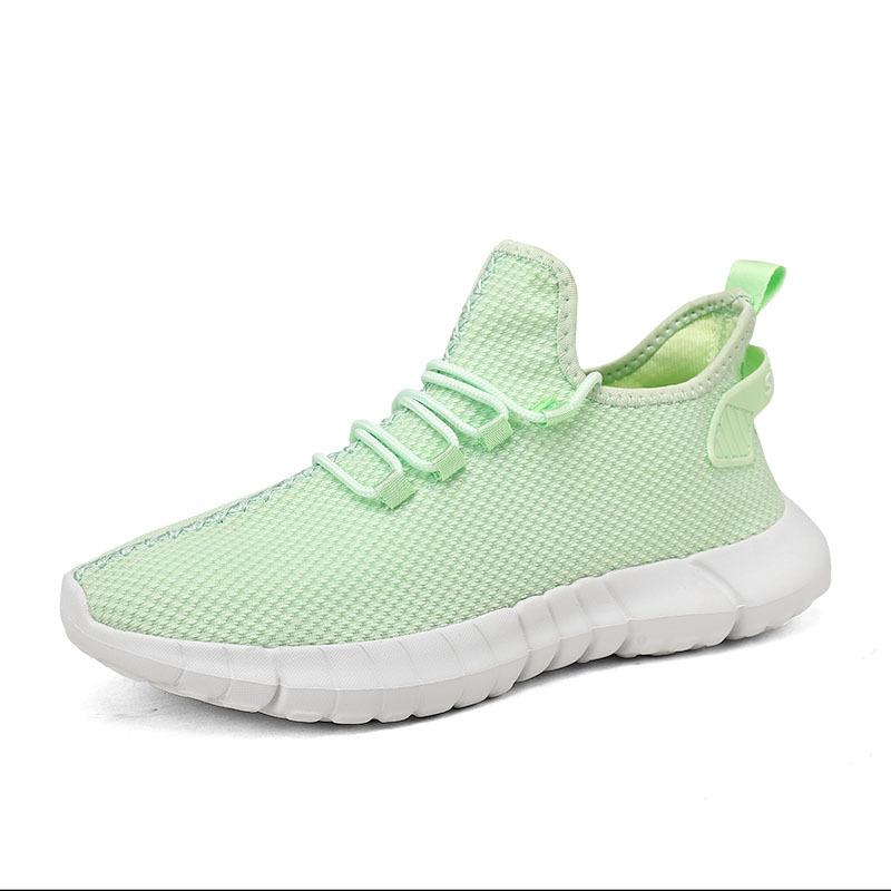 2025 new men's shoes large size casual fly-woven mesh lightweight breathable trendy shoes running shoes men's sports shoes