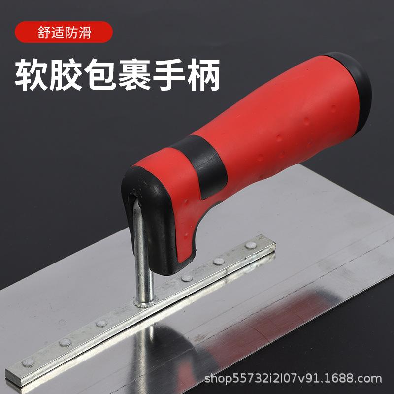 8Mm Square Tooth Stainless Steel Spatula Sawtooth Plastering Plaster Ash Spoon with Teeth Decoration Tile Paving