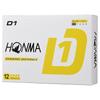 HONMA 2024 Honma D1 BT2401 Yellow (1 dozen, 12 pieces)