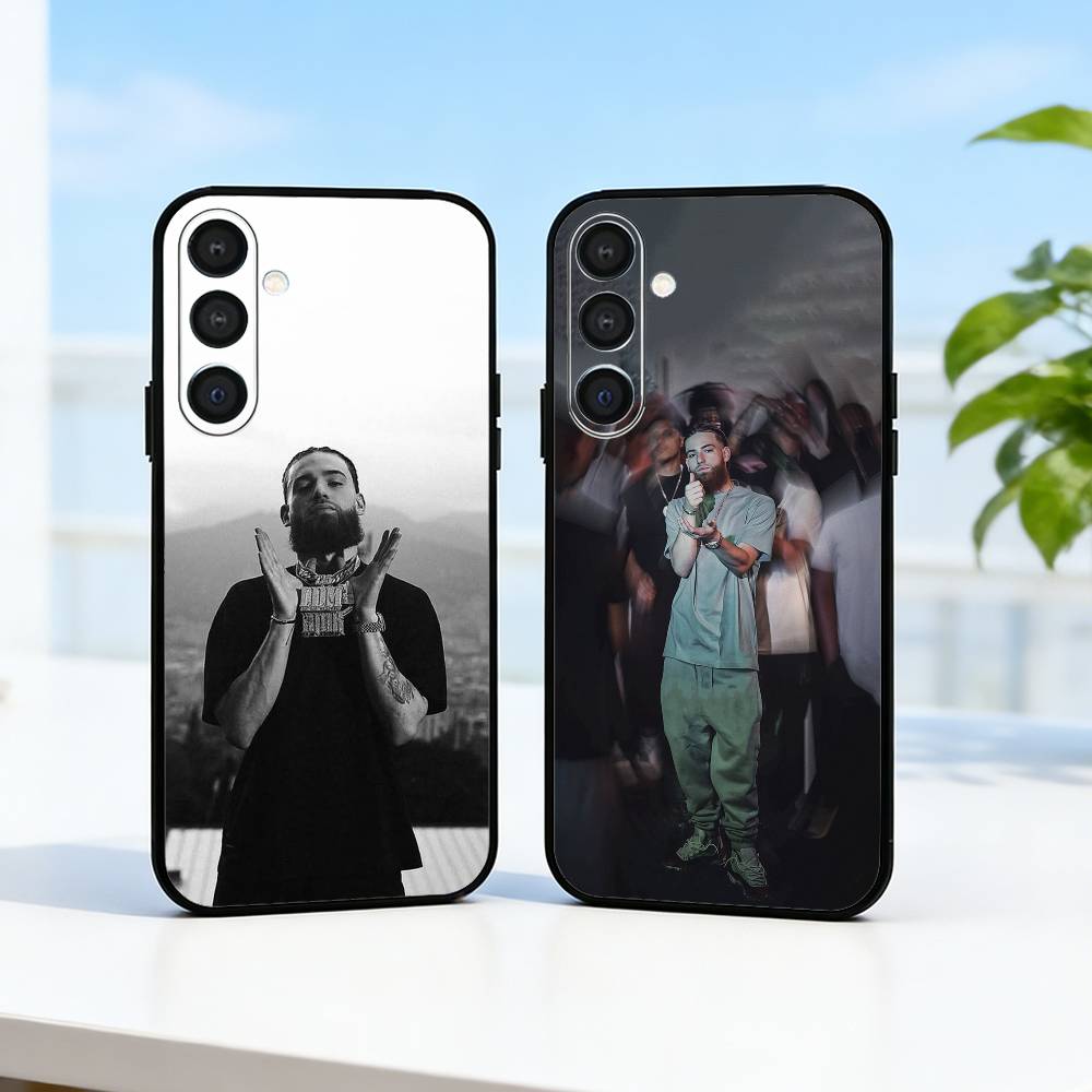 Rapper H-Hades 66 Phone Case For Samsung A73,A21s,A22,A31,A32,A52,A53,A71,A80,Soft Black Shell