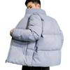Winter New Stand-up Collar Simple Sports Thickened Warm Cotton Clothes Solid Color Couple Loose Trend Cotton Coat