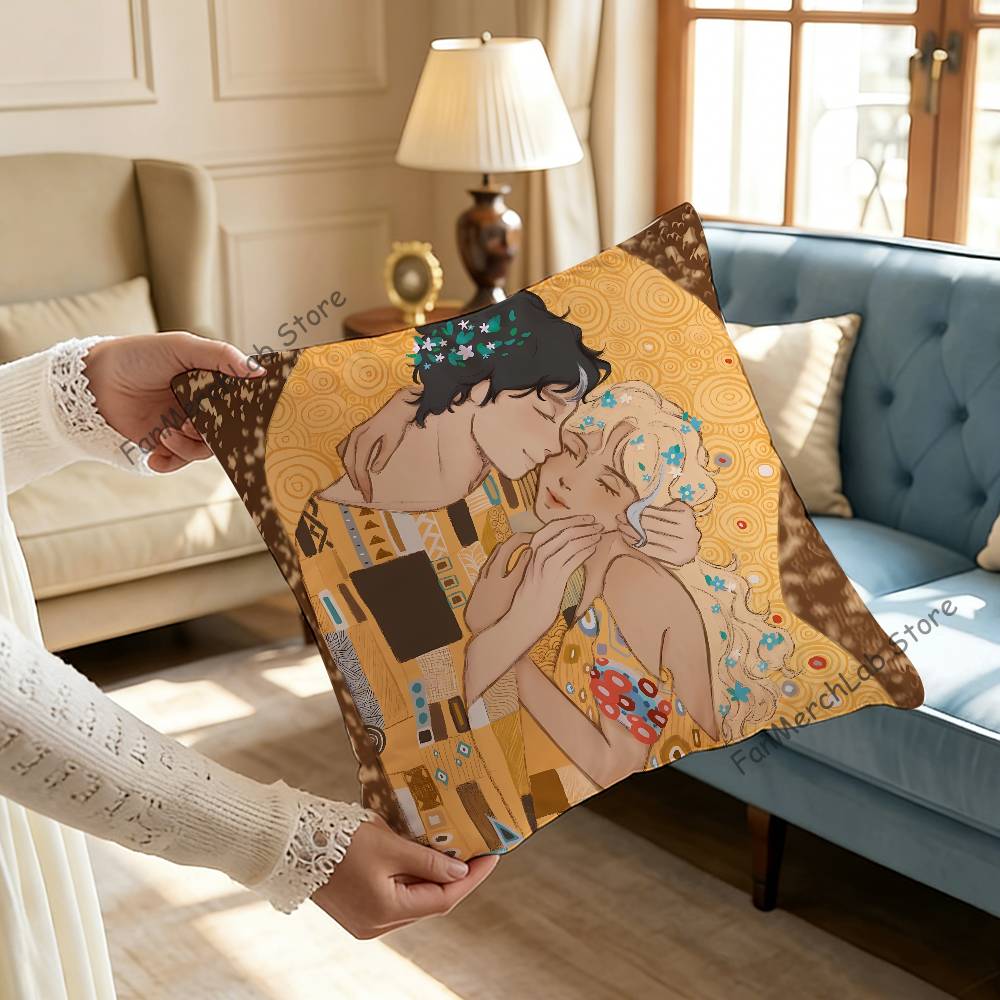 Cartoon PPercabeth Fanart Pillow Case Ultra Soft Skin Friendly Fabric Cloud Like Comfort Concealed Zipper