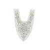 Beaded Embroidered Sequin Applique Sequined with Embroidery for Brides, Weddings, Formal Wear,