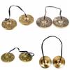 Brass Tibetan Tingsha Cymbals The Eight Auspicious Symbols Brass Chime Bells  Buddhist
