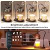 Candle Warmer Lamp with Timer, 4-Level Dimming, Black, for Aromatherapy Candles, Includes 2 Bulbs, Perfect Gift