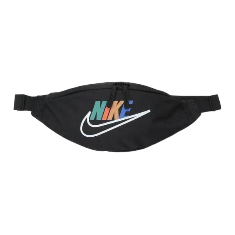 New Nike Fabric One Shoulder Crossbody Fanny Pack Regular Unisex Black FZ2476-010