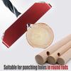 Red 30/45/90 Degree Hole Puncher Pocket Hole Jig with Horizontal Bubble Level Suitable for Punching Holes in Corners/Round Rods