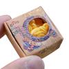 Artisanal Miniature Mooncake Set Complex Incised Plan Rosin Collectible For 1:12 Model House Displays