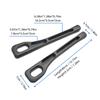 2PCS Car Seat Gap Filler Between Seats Interior Decoration Accessories For Niaasn Altima Kicks Qashqai X-TRAIL XTRAIL Pathfinder