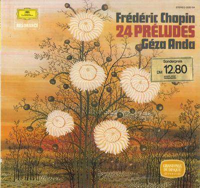 LP Record GEZA ANDA - Chopin 24 Preludes, Op28 2535154 DEUTSCHE GRAMMO Germany Classical Used