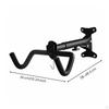 Hanging Bike Rack Indoor Use Wall Storage Space Saving Athletic Gear for
