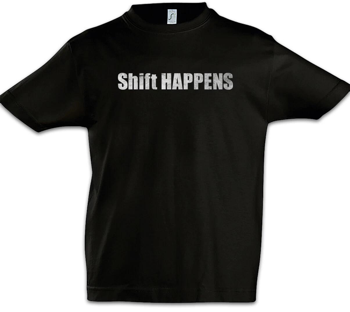 SHIFT HAPPENS Boys kids boys T-Shirt Fun Nerd Computer Scientist Gamer Gaming Programmer 160
