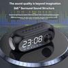 360° Surround Sound Alarm Clock Radio FM Radio Wireless Mini Woofers Bluetooth Speakers  Home Use