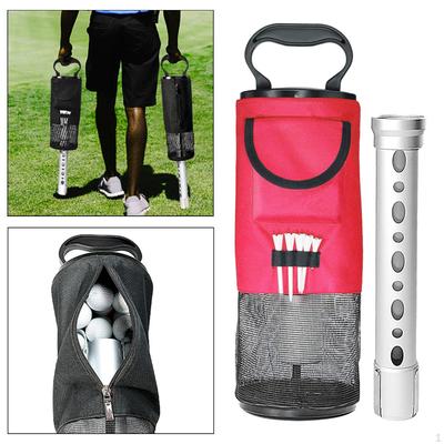 Golf Ball Retriever Collector Bag Practical Scooping Device Portable with Storage