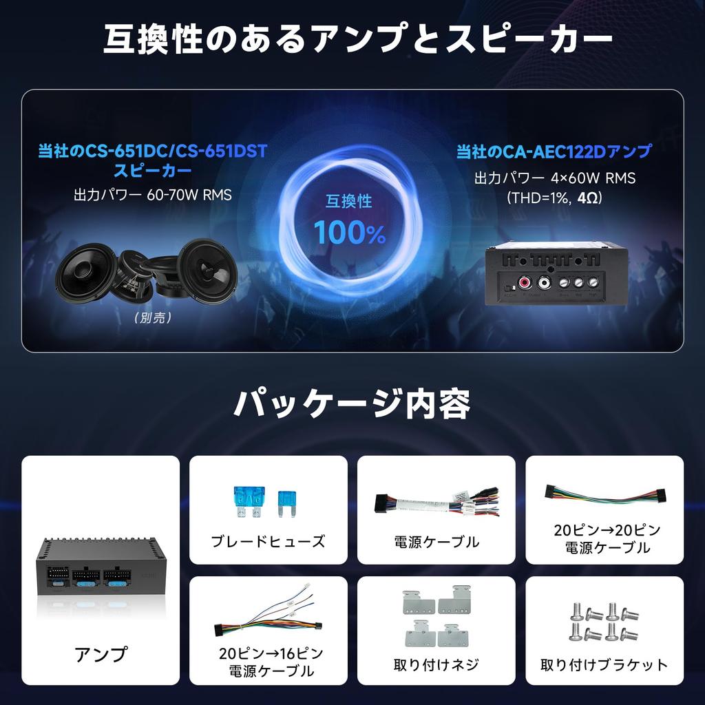 ATOTOZONE Klasa D TI TPA3221 Samochód 2 Ohm 108dB Niski Wysoki Do ATOTOZONE Specyficzny Stereo CA-AEC122D Wzmacniacz, Kanały, 2/4 Stabilny, Wejście 7V-30V, SNR,