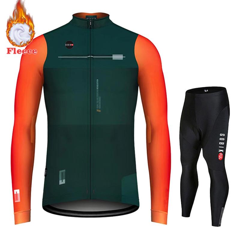 Vêtements de cyclisme d'équipe de course, Hiver, 2026 Ensemble de vêtements de cyclisme en laine pour homme, Ensemble de maillot de VTT Ciclismo
