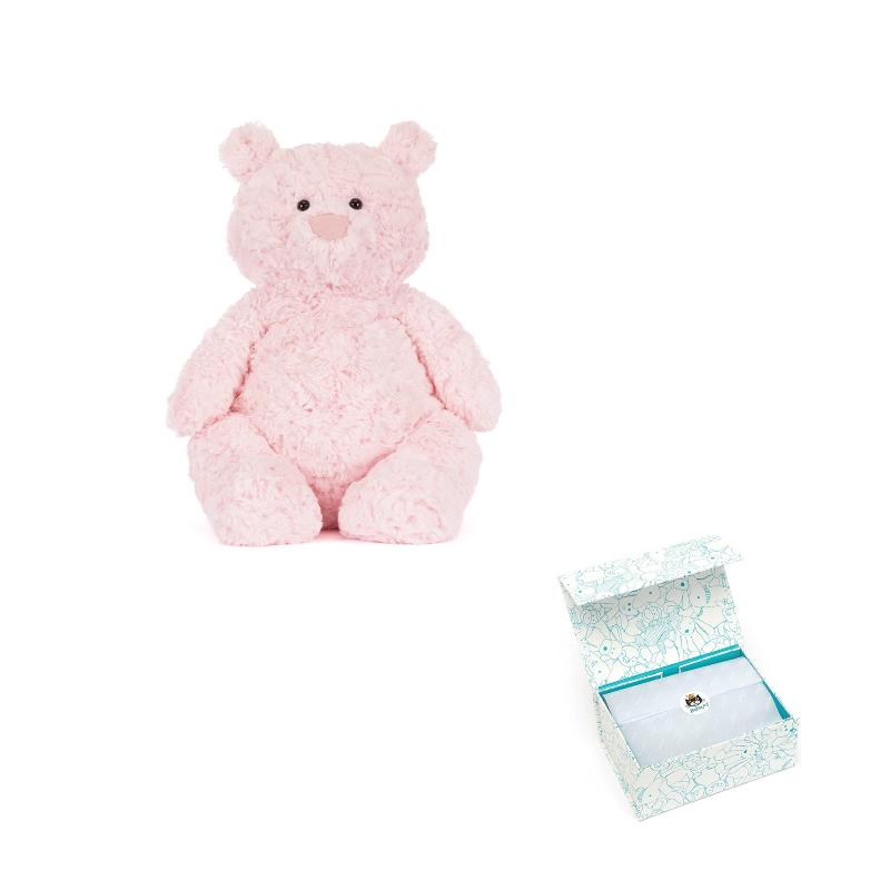 JELLYCAT Barcelona Bear Leola Bear Dolls Plush Doll 22cm/29cm Height In Sitting Posture