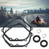 Crankshaft Side Cover Gasket Oil Seal Kit Rubber Fiber Acrylic Aluminum Set For Predator 212 11381-ZH8-801 11381-ZE1-800 90601-ZE1-000