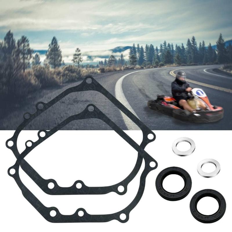 Crankshaft Side Cover Gasket Oil Seal Kit Rubber Fiber Acrylic Aluminum Set For Predator 212 11381-ZH8-801 11381-ZE1-800 90601-ZE1-000